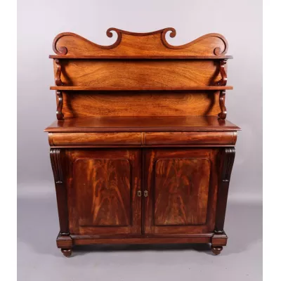 Schönes antikes viktorianisches Mahagoni Sideboard englisch ca 1860
