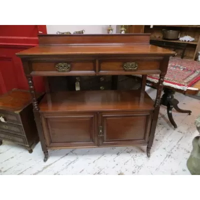 Original edwardianisches englisches Mahagoni Sideboard Maple & co antik 1890