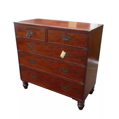 Original Antike Englische George III. Mahagoni Kommode ca. 1780