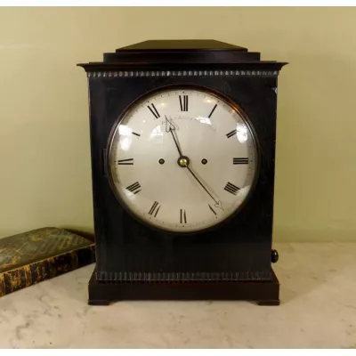 Original antike englische Regency Obstbaum Uhr Tischuhr ca 1800