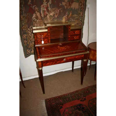 Original Antiker Französischer Mahagoni Damen Schreibtisch ca. 1910