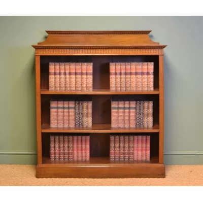 Ausgezeichneter antiker viktorianischer Eichen Bücherschrank englisch 1850