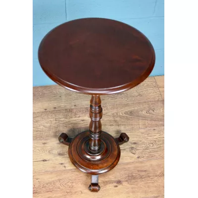 Feiner Antiker Englischer Regency Mahagoni Kleintisch wine table ca. 1920