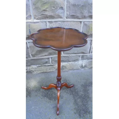 Toller Antiker Englischer edwardianischer Mahagoni Kleintisch wine table ca. 1910