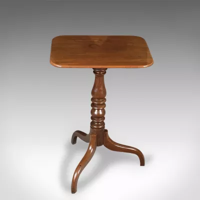 Oriignal Antiker Englischer Georgianischer Mahagoni Kleintisch wine table ca. 1800