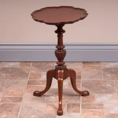 Hervorragender Englischer Antiker Mahagoni Kleintisch wine table ca. 1910