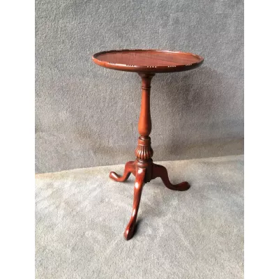 Feiner Antiker Englischer Mahagoni Kleintisch wine table ca. 1920