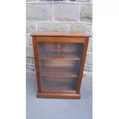 Seltene Antike Englische Viktorianische Mahagoni Sammler Vitrine ca. 1850
