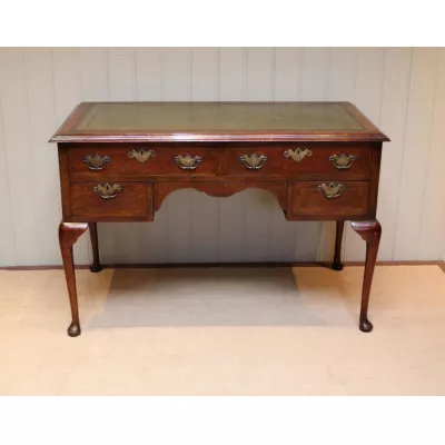 Original antiker englischer Nussbaum Schreibtisch ca 1910
