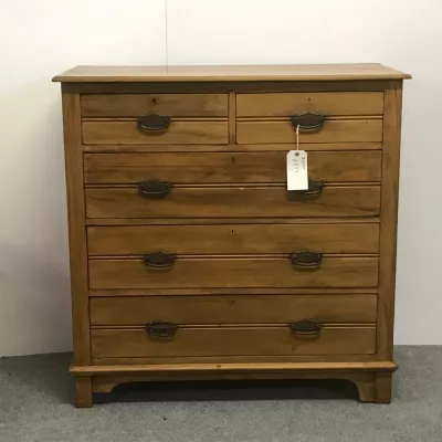 Große, original antike Kommode Nussbaum englisch ca 1920