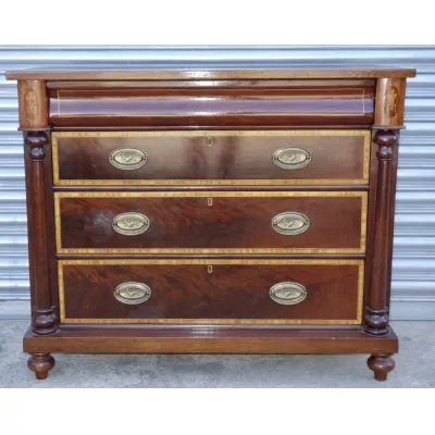 Edwardianische original antike Mahagoni Kommode englisch ca 1890
