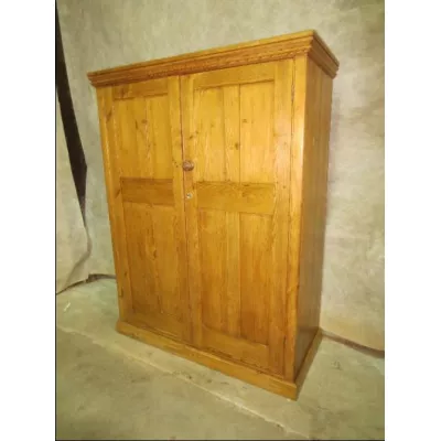 Viktorianischer Antiker Weichholz Schrank Kiefer englisch ca 1850