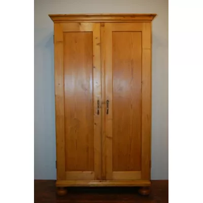 Original antiker Kiefern Schrank Weichholz englisch ca 1890