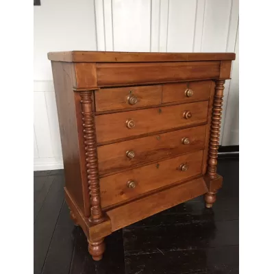 Original antike Kiefern Kommode Weichholz schottisch 19. Jh