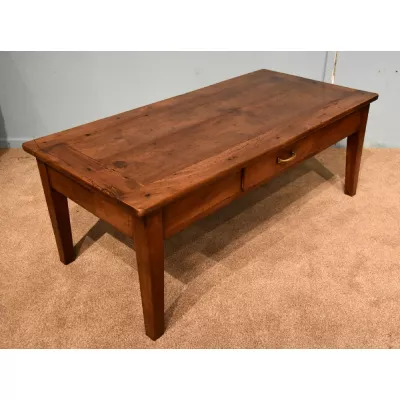 Original französischer Kirschbaum Kaffeetisch Sofatisch antik 18. Jh