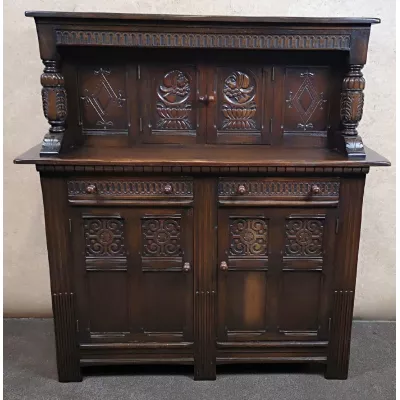 Fabelhaftes antikes Eichen Sideboard englisch 1920