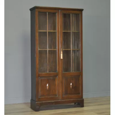 Englischer antiker Bücherschrank Eiche ca 1920