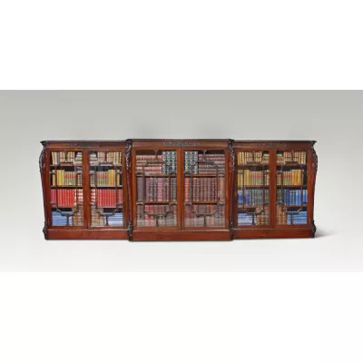 Britisches Antikes Mahagoni Bücherregal antik 19. Jh