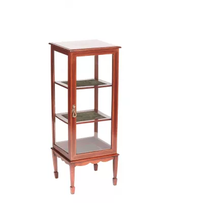 Oriignal Antike Englische Edwardianische Mahagoni Vitrine ca. 1900