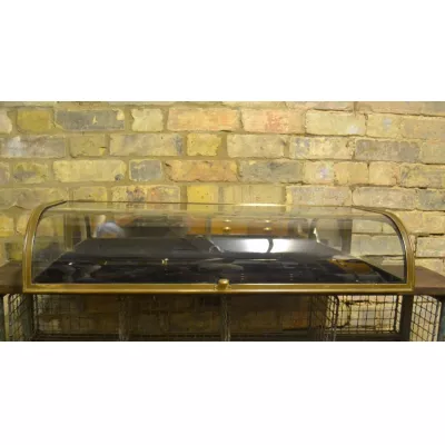 Französische Viktorianische Antike Bronze Juweliers Vitrine ca. 1860