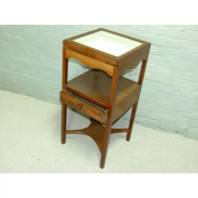 Englische Antike Mahagoni Sammler Vitrine ca. 1800