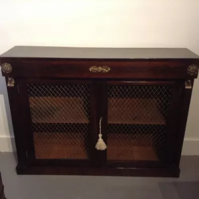 Regency Englisches Antikes Palisander Bücherregal ca. 1800