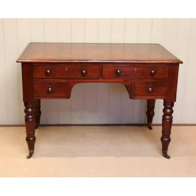 Antiker Englischer Mahagoni Schreibtisch ca. 1850