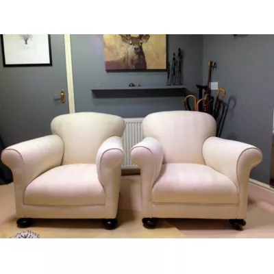 Viktorianische Antike Englische Sessel ca. 1900