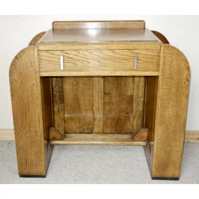 Art Deco Antiker Eichen Schreibtisch ca. 1930