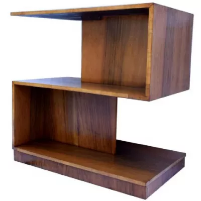 Art Deco Antiker Englischer Nussbaum Tisch ca. 1930
