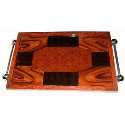 Englischer Antiker Art Deco Modernist Tablett ca. 1930