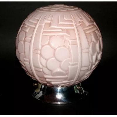 Antike Art Deco Deckenlampe geometrisch ca 1930