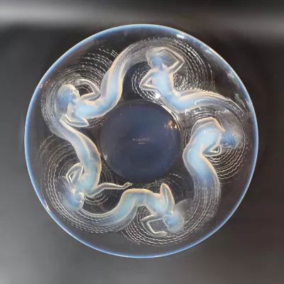 Antike Art Deco Glasschale Lalique französisch ca 1930