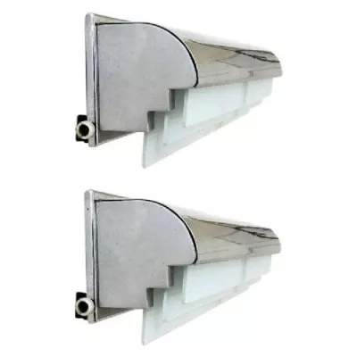 Englisches Antikes Art Deco Paar modernistischer Wandleuchten ca. 1930