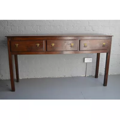 Georgianisches Sideboard Eiche Beistelltisch antik ca 17. Jh