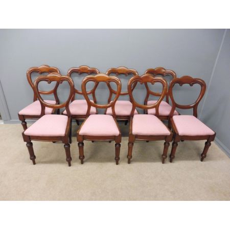 Viktorianische Mahagoni Esszimmer Stühle antik ca 1860