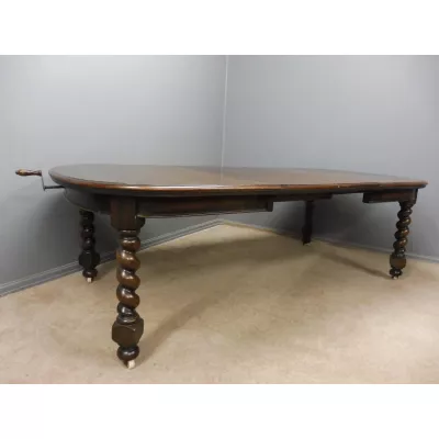 Viktorianischer englischer Eichen Esstisch orignal antik ca 1890