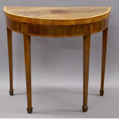 Georgianischer original antiker Edelholz Spieltisch englisch ca. 1790