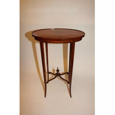 Antiker original britischer Beistelltisch Satinholz ca 1870