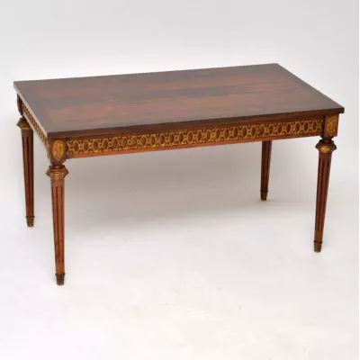 Französischer Antiker Palisander Kleintisch ca. 1920