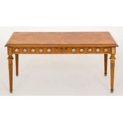 Antiker Nussbaum Kaffeetisch Sofatisch französisch ca 1920