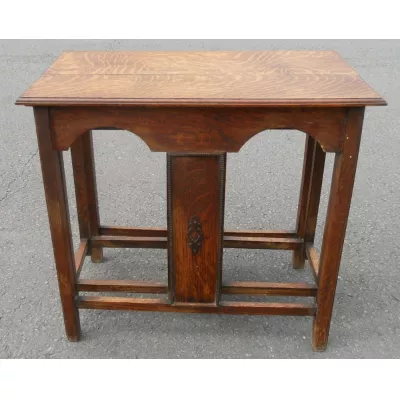 Antike englische Art Deco Beistelltische Eiche ca 1920