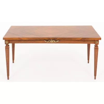 Antiker Empire Sofatisch Nussbaum Couchtisch englisch ca 1920