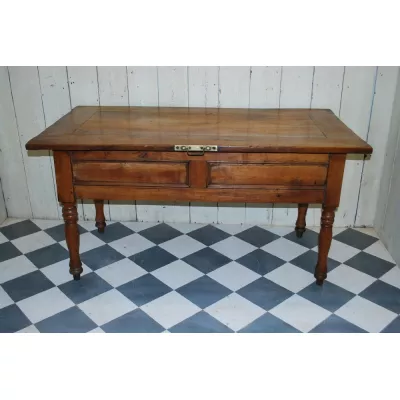 Französischer Landhaus Beistelltisch Massivholz original antik 19. Jh