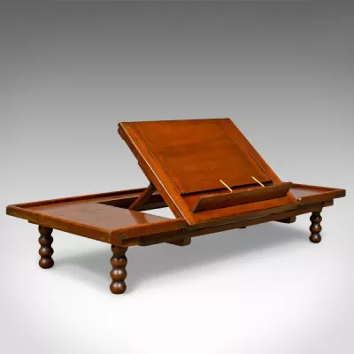 Viktorianischer antiker Lesetisch Mahagoni Lesepult Rarität ca. 1890