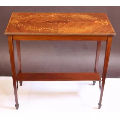Edwardianischer antiker Mahagoni Beistelltisch englisch 1890
