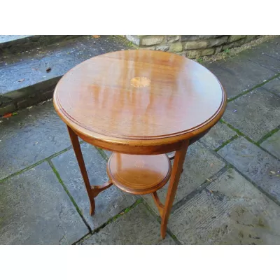 Antiker edwardianischer Mahagoni Beistelltisch ca 1890