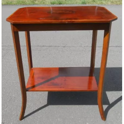 Edwardianischer antiker Mahagoni Beistelltisch ca 1900