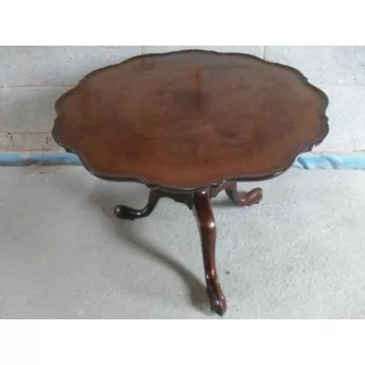 Britischer Mahagoni Beistelltisch Kipptisch antik 19. Jh