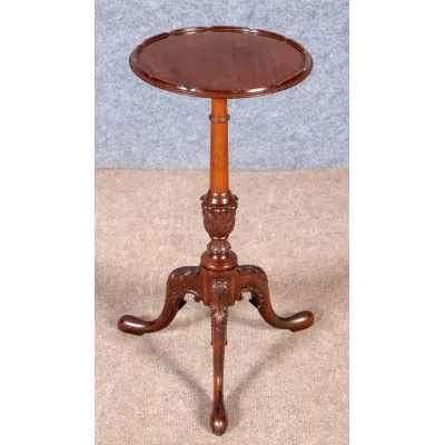 Edwardianischer antiker Mahagoni Beistelltisch englisch ca 1910